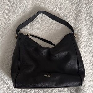 Kate Spade Black Pebbled Leather